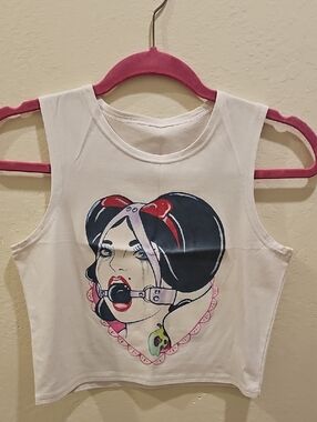 Zombie Meow Crop Top - Bondage Snow White